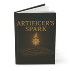 Artificer's Spark Hardcover Journal - Tabletop RPG Diary, D&D Campaign Notebook, Battle Notebook, Game Master Journal, RPG Campaign Log