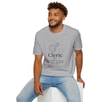 Cleric Class T-Shirt - Funny Dungeons & Dragons Tee