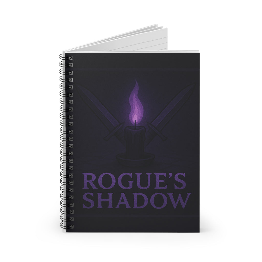 Rogue's Shadow Spiral Notebook - RPG Journal, Sketchbook, Battle Planner, Dungeons & Dragons