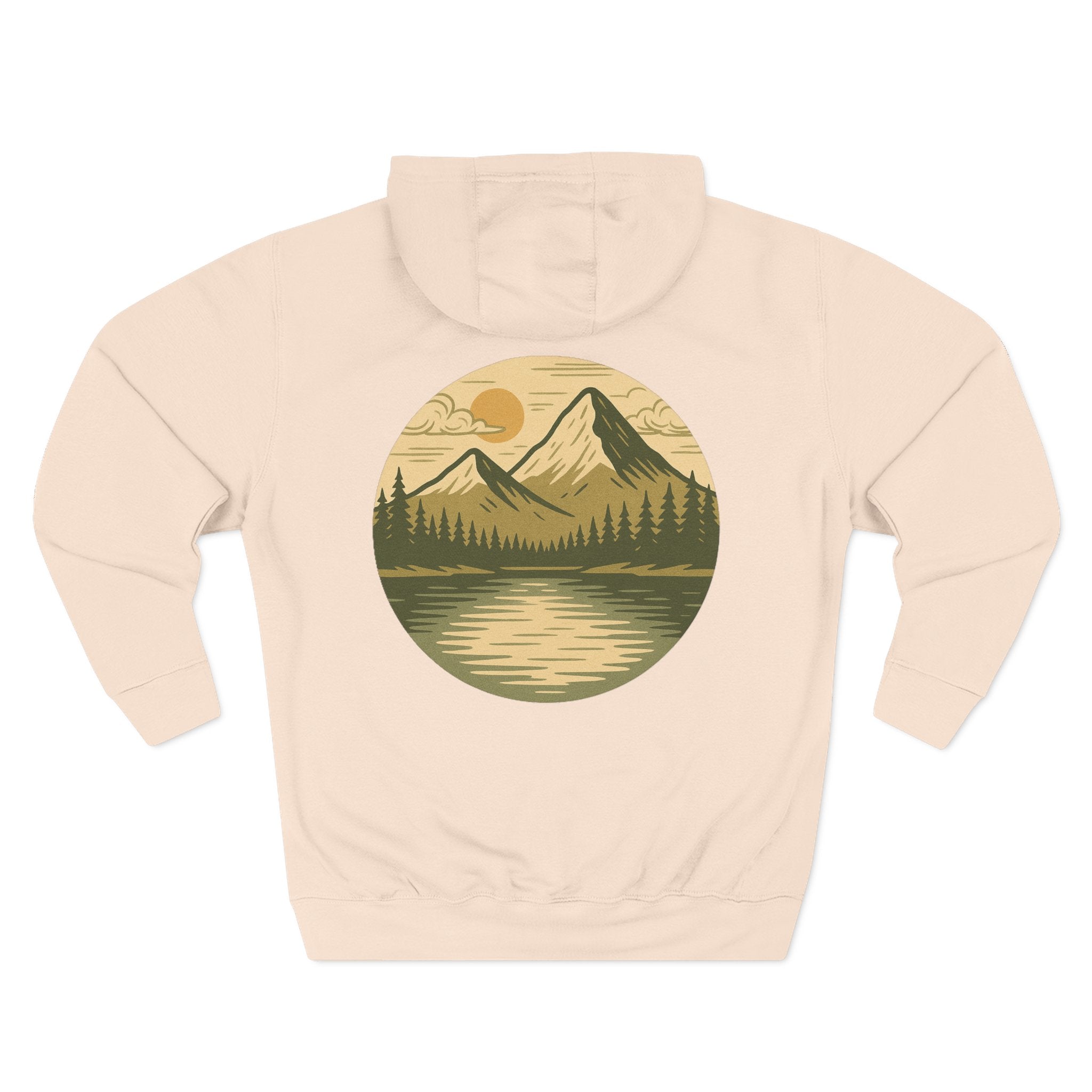 Adventure-Inspired Fleece Hoodie, Roam Free, Cozy Outdoor Apparel, Great for Camping, Travel, Nature Lovers, Gift Idea