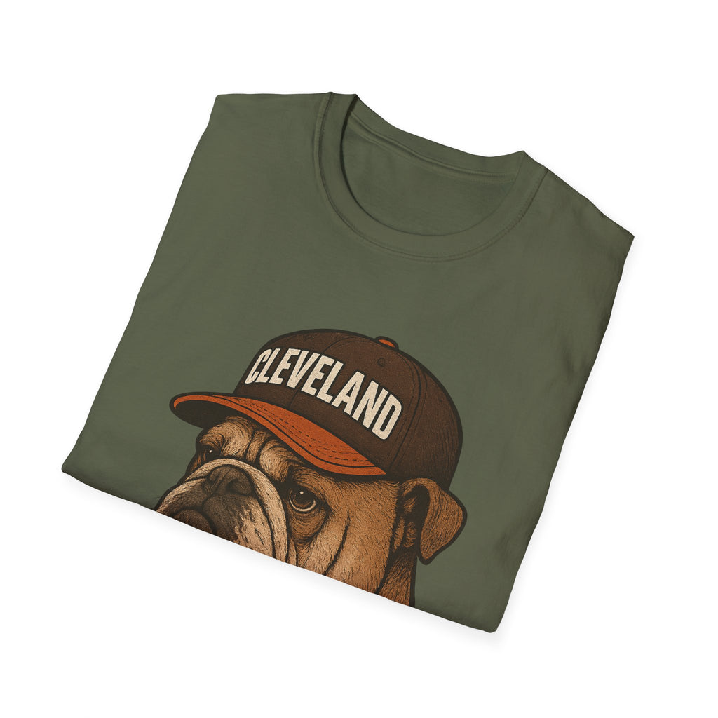 Cleveland -Dawg Pound Forever- Fan T-Shirt - Bulldog MascotCleveland Bulldog T-Shirt