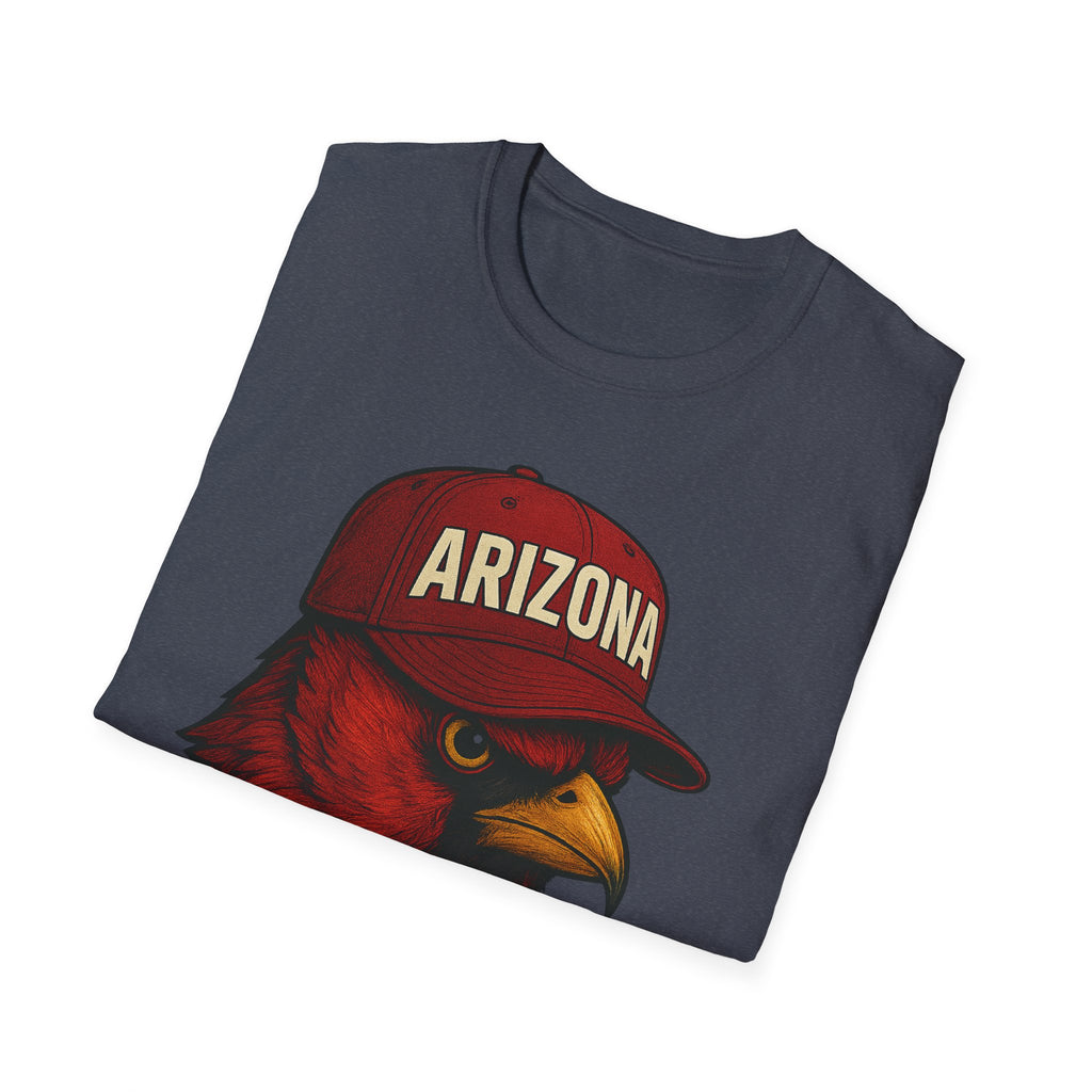 Arizona Cardinals -Rise Up Red Sea- Fan T-Shirt - Cardinal Mascot