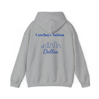 Dallas -Cowboy Nation!- Hoodie - Longhorn Mascot, Dallas Cowboys Nation Hoodie, Sports Fan Apparel, Game Day Outfit