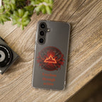 Red Mana Magic The Gathering Inspired Design - Impact-Resistant Phone Case