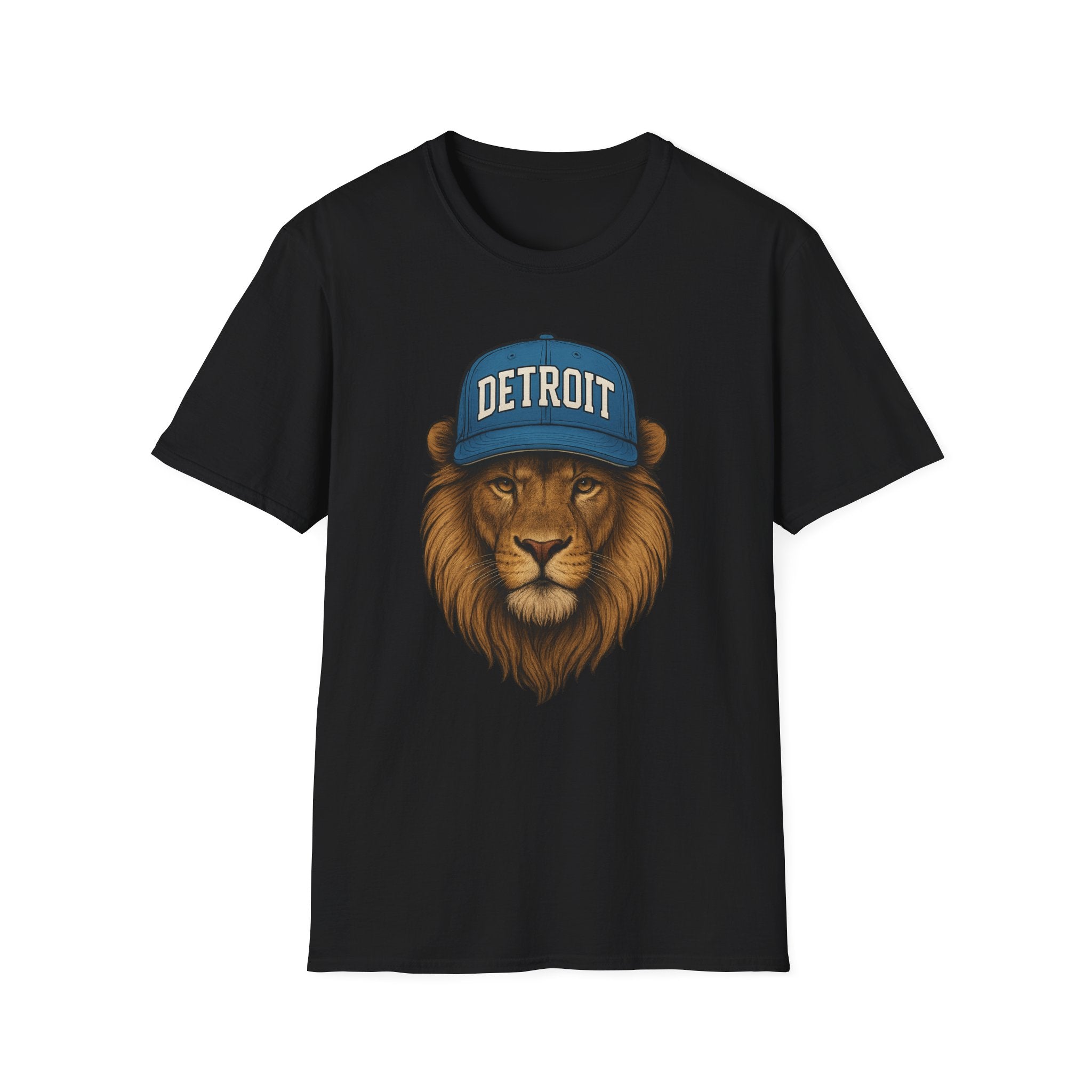 Detroit -Detroit Vs. Everyone- Lions Fan T-Shirt - Lion Mascot