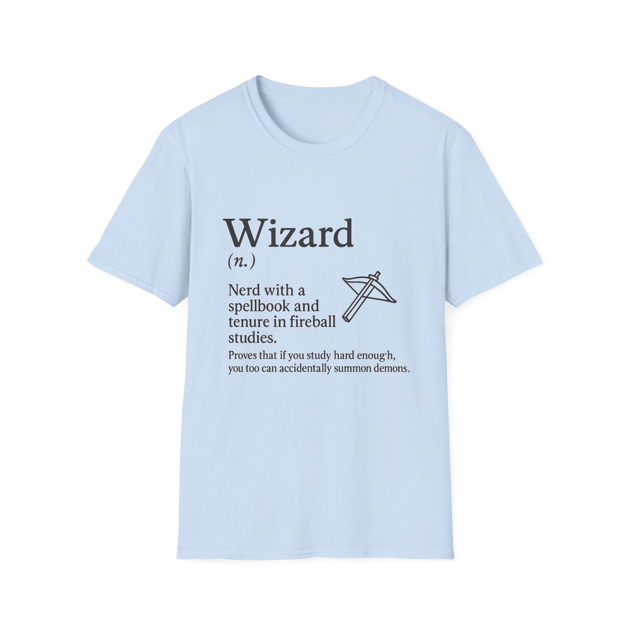 Wizard Class T-Shirt - Funny Dungeons & Dragons Tee