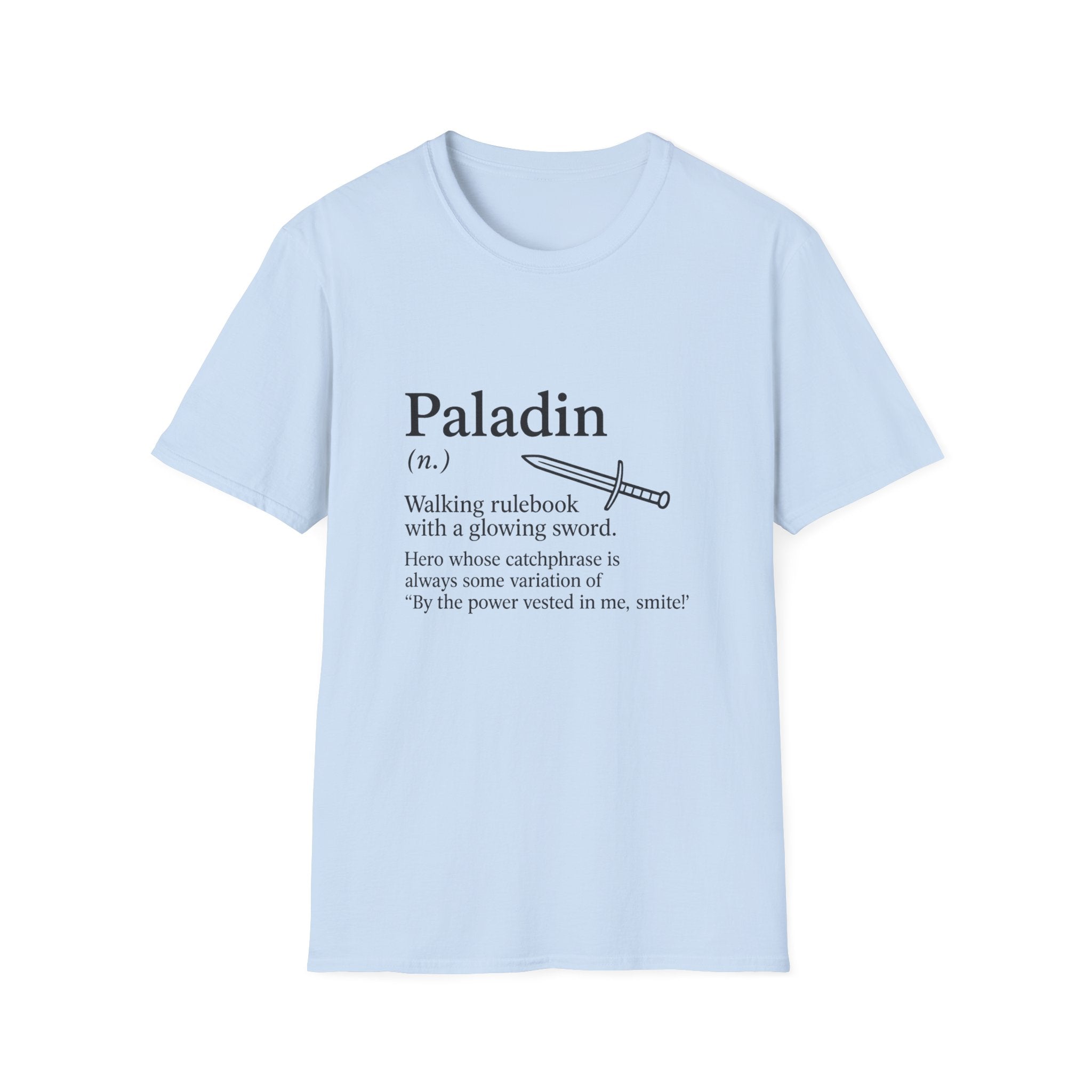 Paladin Class T-Shirt - Funny Dungeons & Dragons Tee