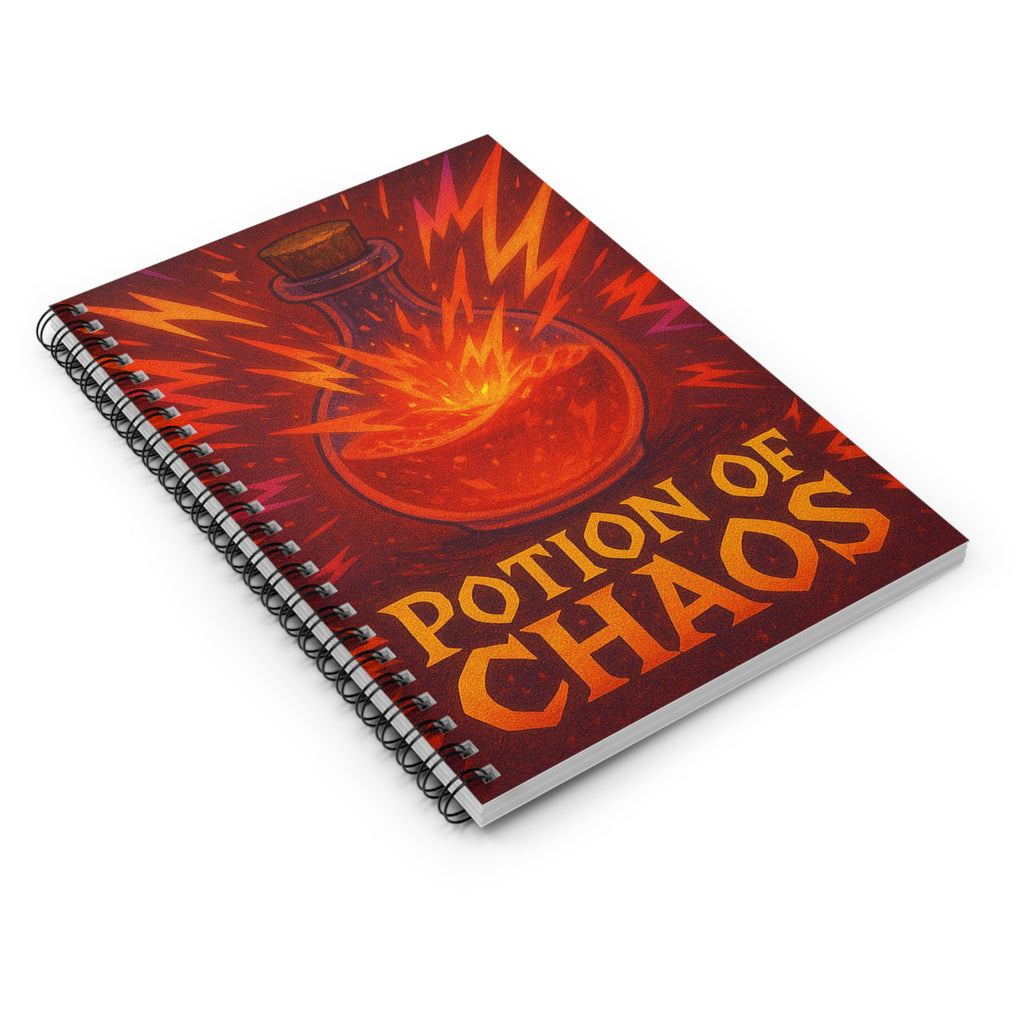 Potion of Chaos Spiral Notebook - RPG Journal, Sketchbook, Battle Planner, Dungeons & Dragons