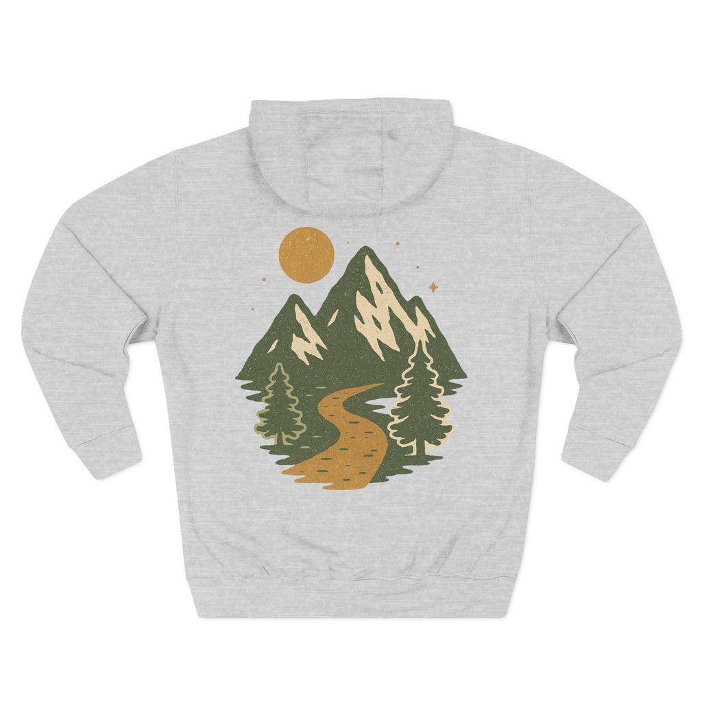 Mountain and Pine Fleece Hoodie