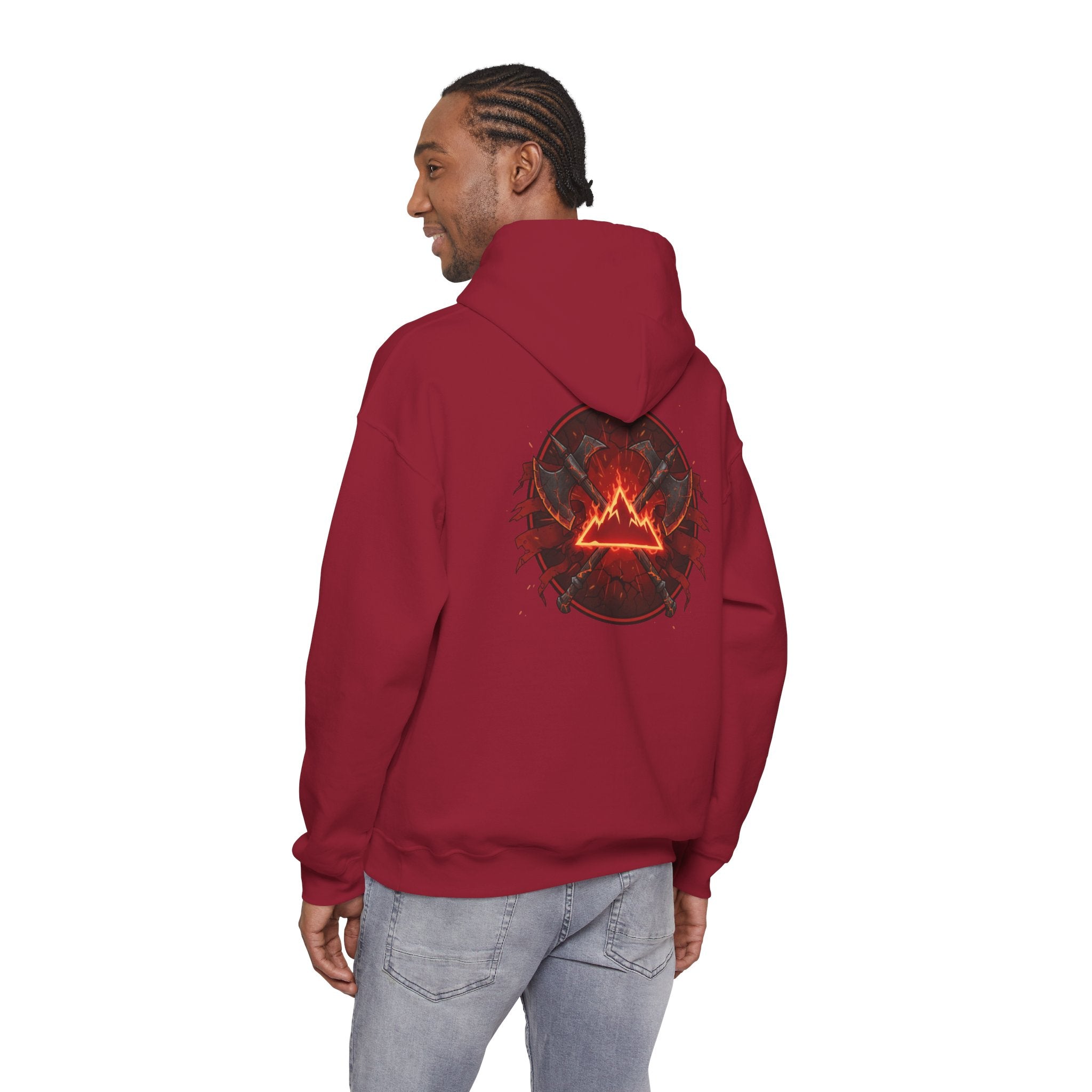 Red Mana Magic The Gathering Inspired Hoodie