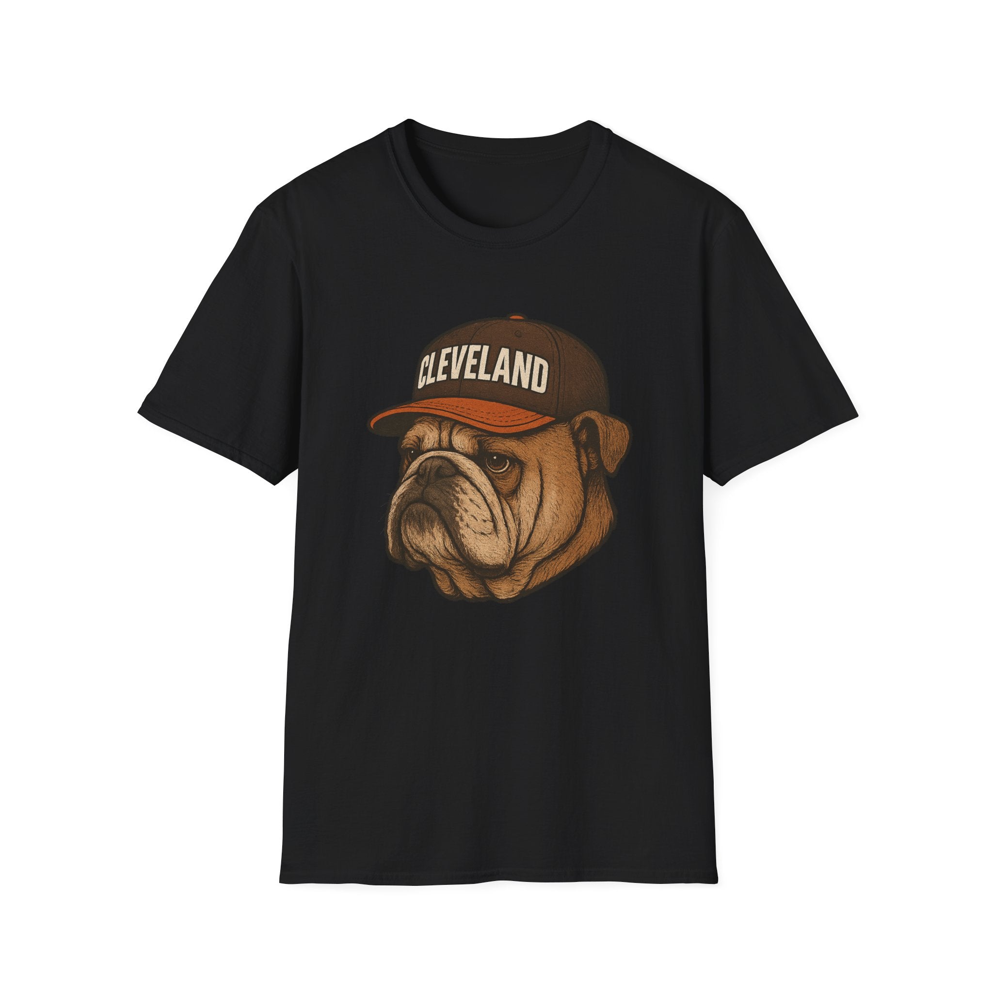 Cleveland -Dawg Pound Forever- Fan T-Shirt - Bulldog MascotCleveland Bulldog T-Shirt