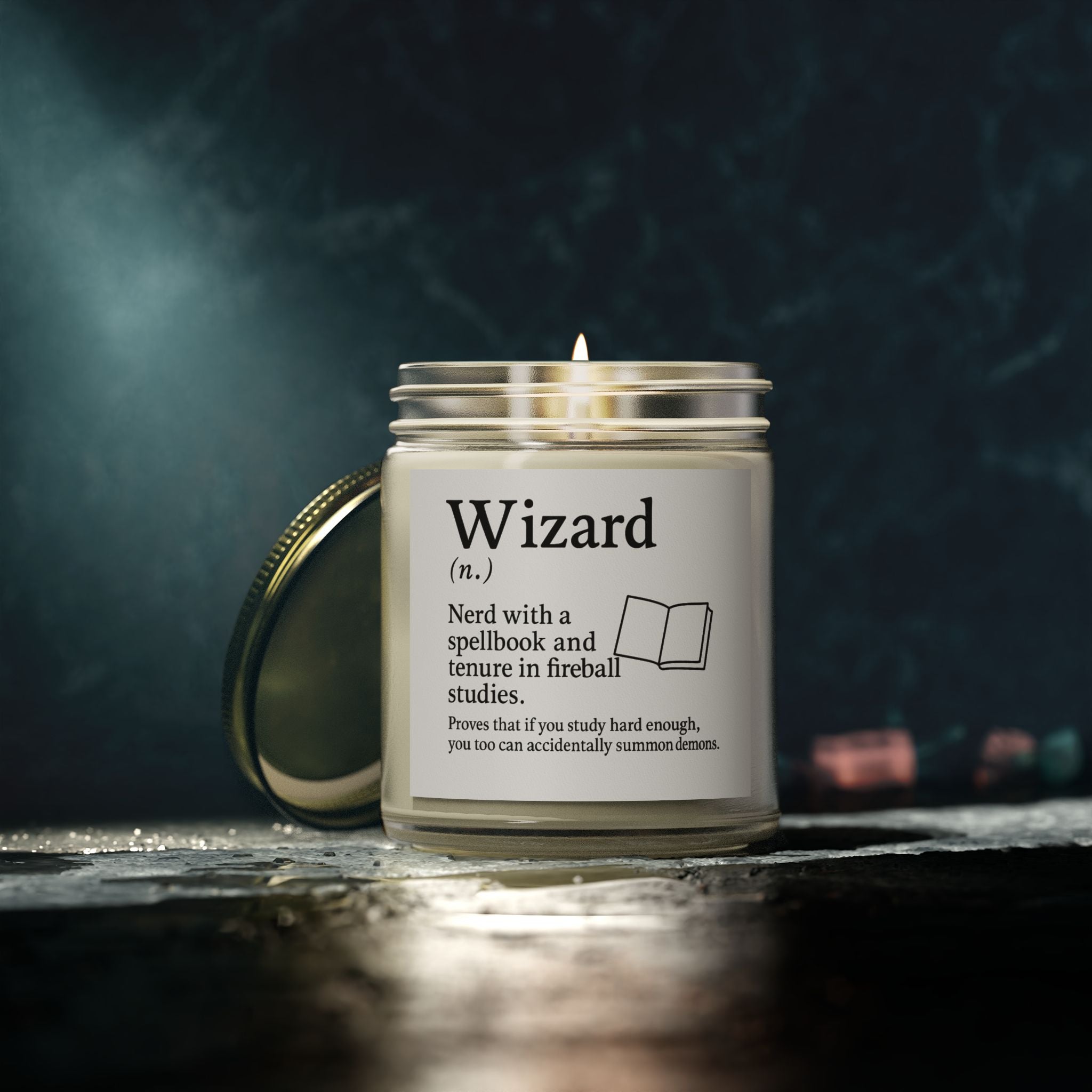 Wizard | Dungeons & Dragons Inspired Candle | Nerd Gift | RPG Candle | Tabletop Gift | Funny Fantasy Decor