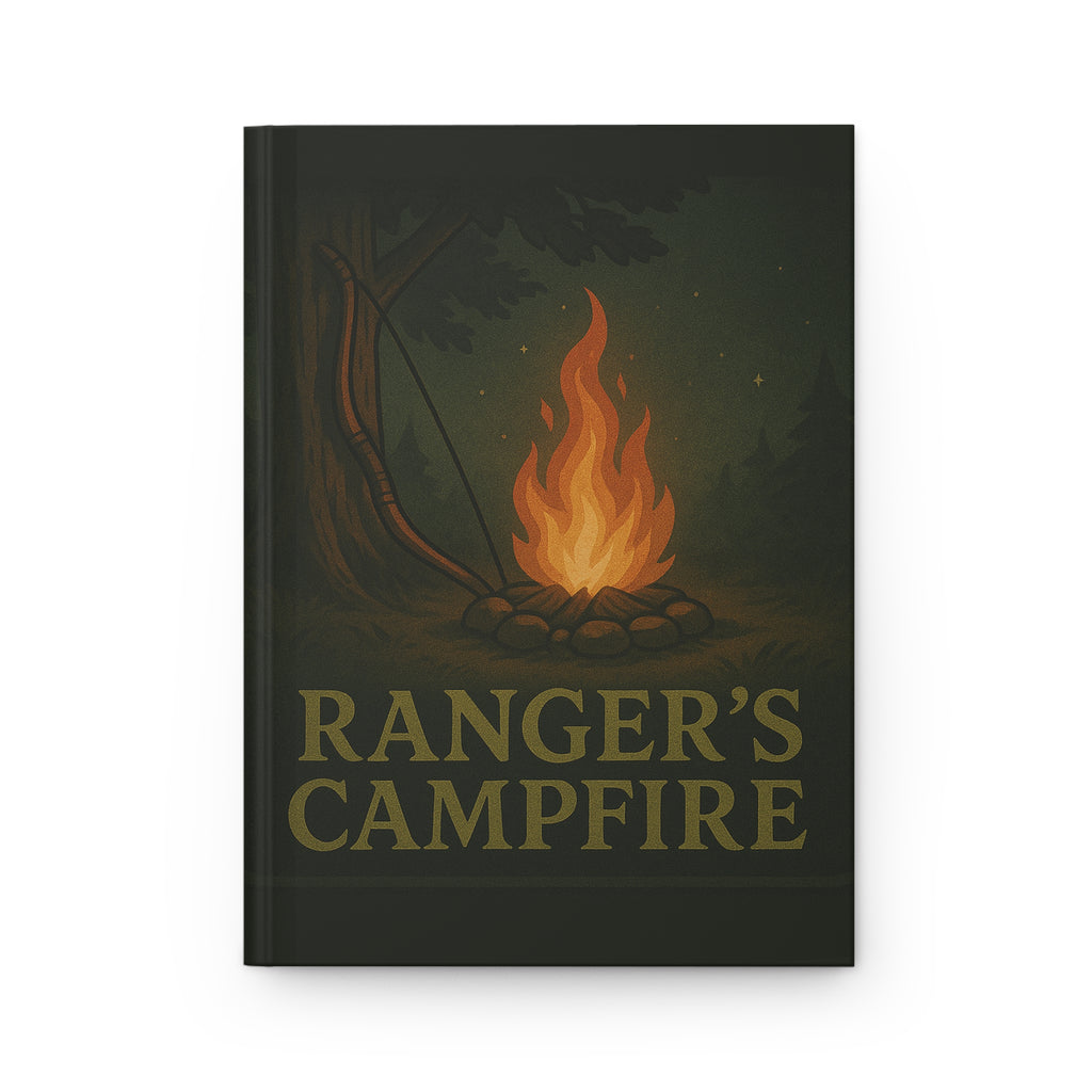 Rangers Campfire Hardcover Notebook - Tabletop RPG Diary, D&D Campaign Notebook, Battle Notebook, Game Master Journal, RPG Campaign Log