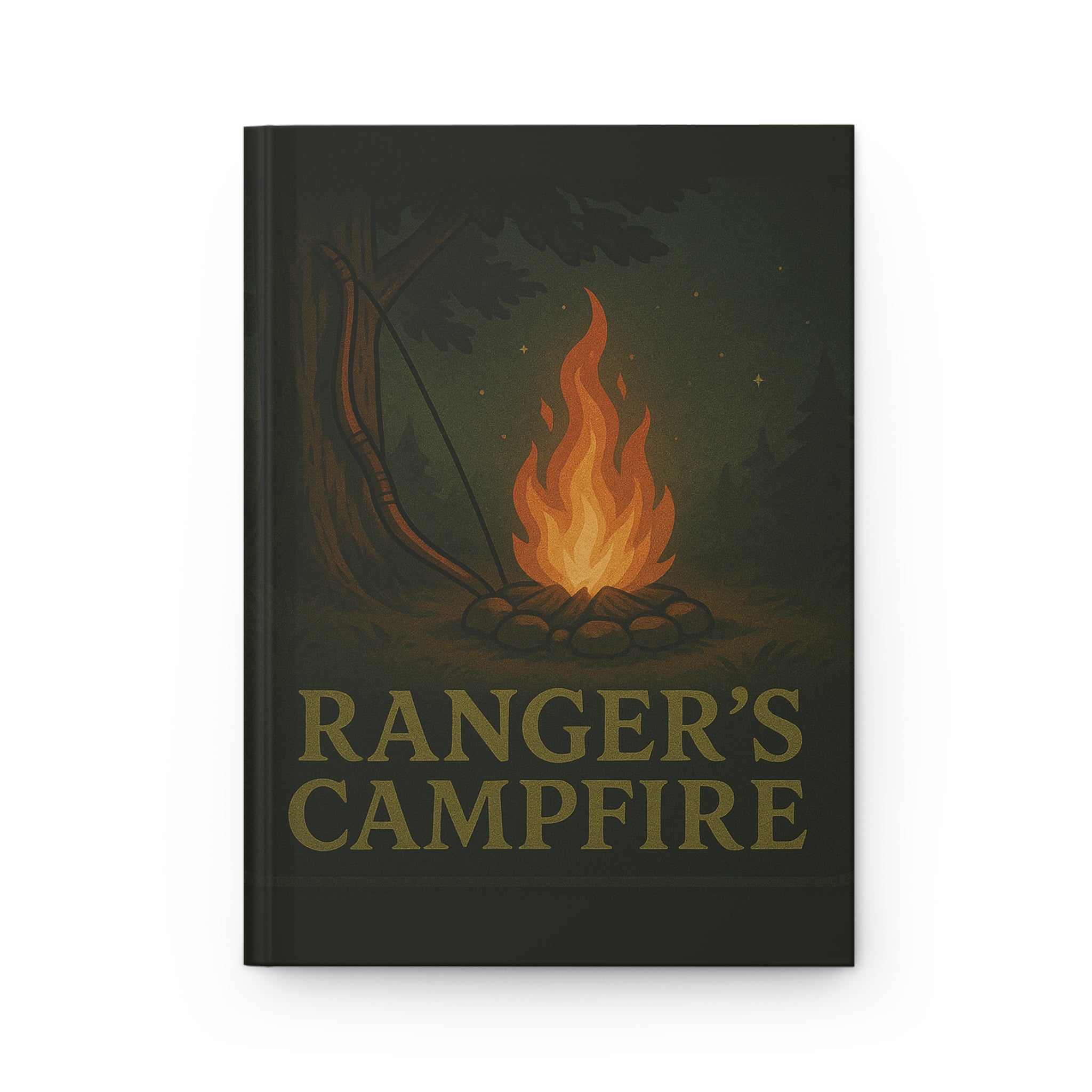 Rangers Campfire Hardcover Notebook - Tabletop RPG Diary, D&D Campaign Notebook, Battle Notebook, Game Master Journal, RPG Campaign Log