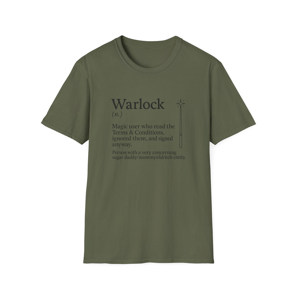 Warlock Class T-Shirt - Funny Dungeons & Dragons Tee