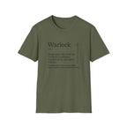 Warlock Class T-Shirt - Funny Dungeons & Dragons Tee