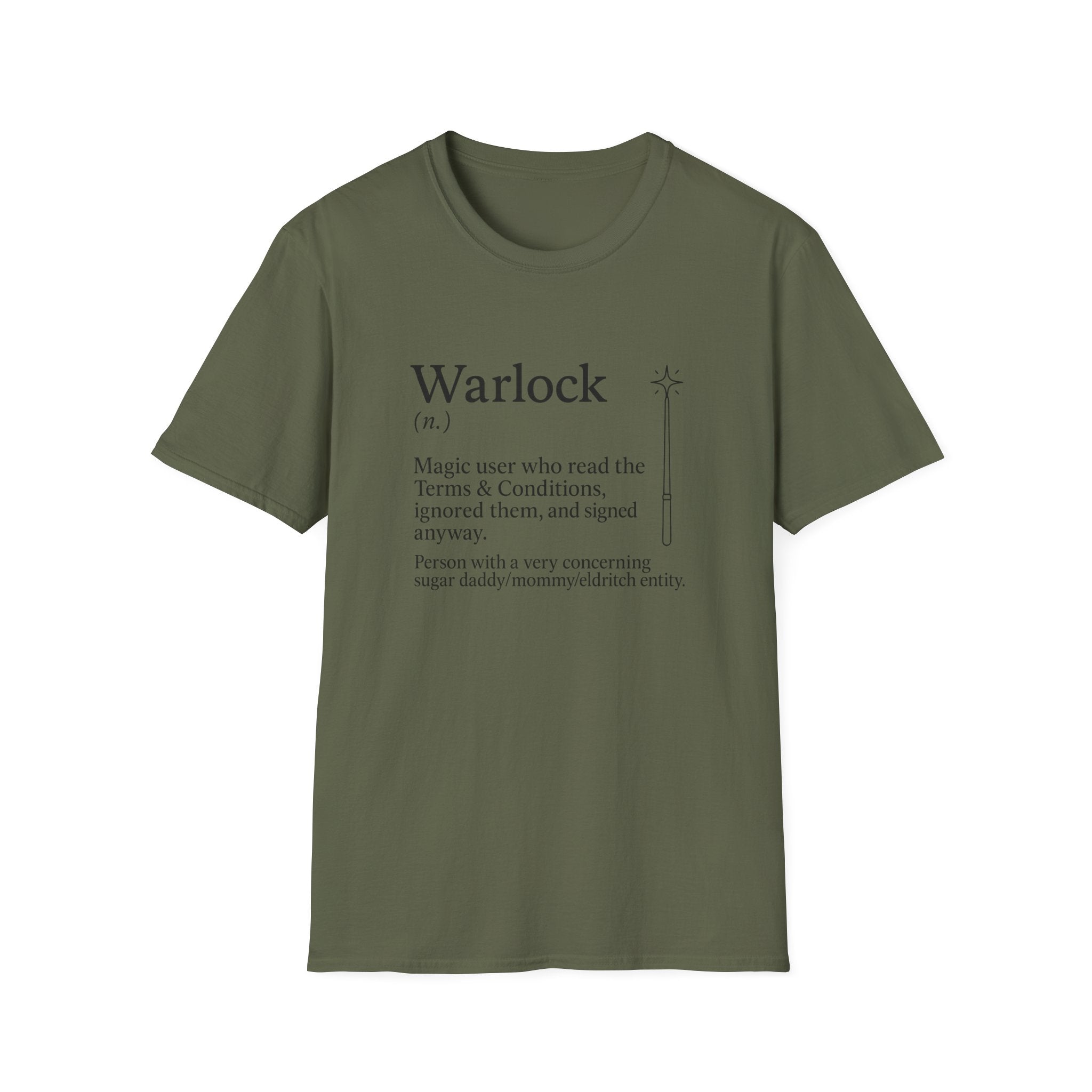 Warlock Class T-Shirt - Funny Dungeons & Dragons Tee