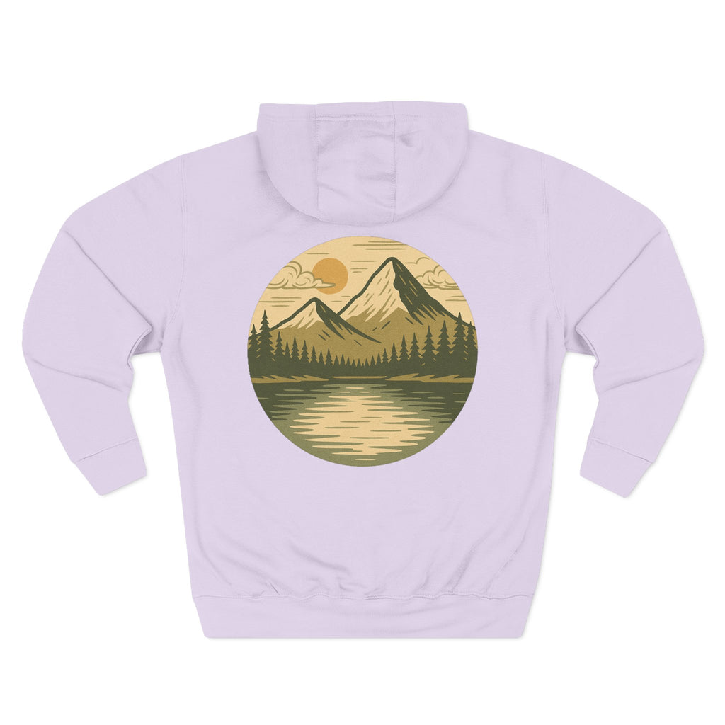 Adventure-Inspired Fleece Hoodie, Roam Free, Cozy Outdoor Apparel, Great for Camping, Travel, Nature Lovers, Gift Idea