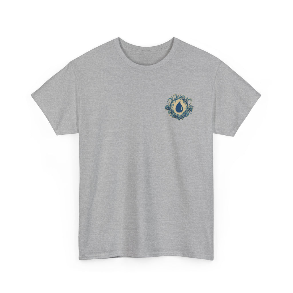 Blue Mana Emblem T-Shirt — Knowledge • Control • Foresight • Perfection