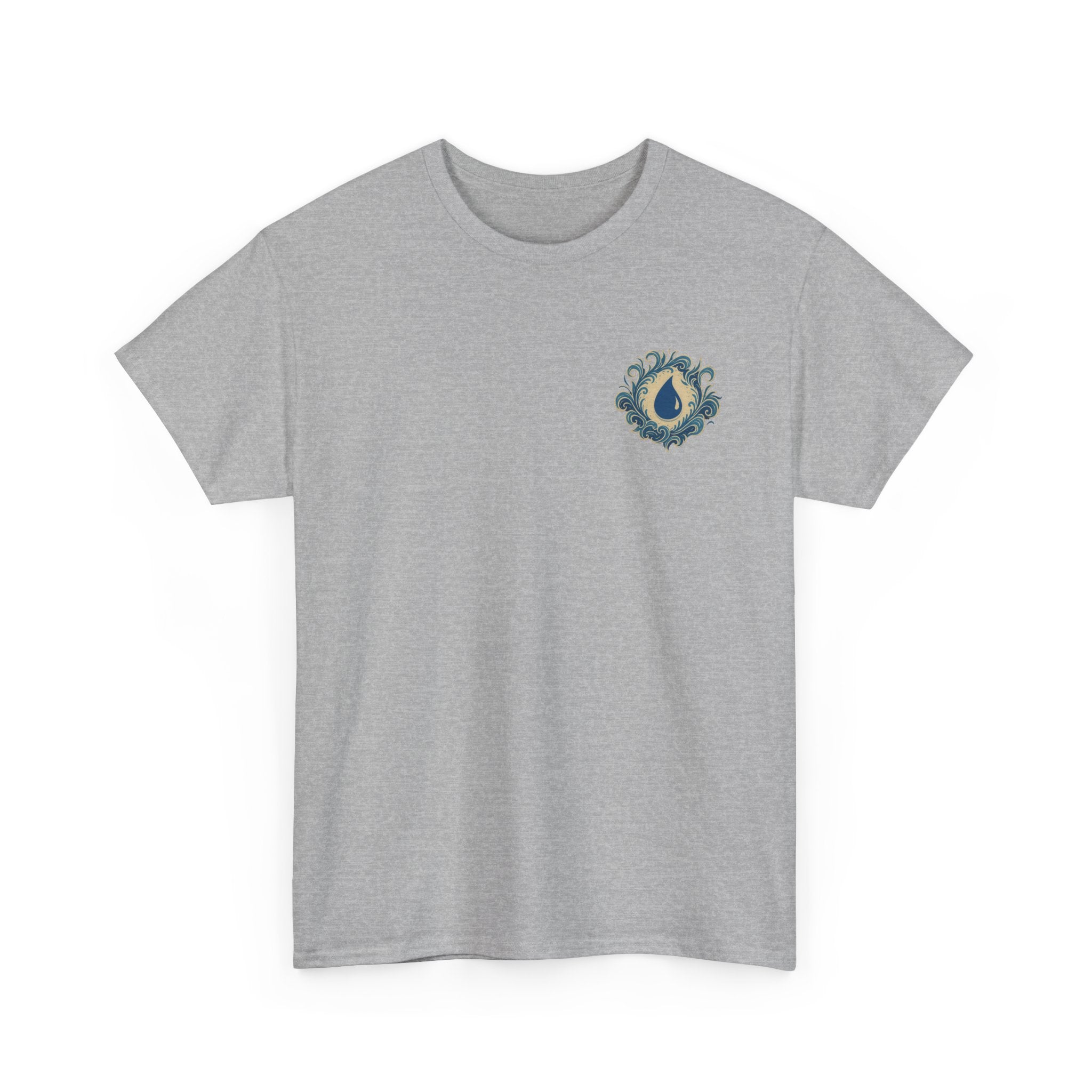 Blue Mana Emblem T-Shirt — Knowledge • Control • Foresight • Perfection