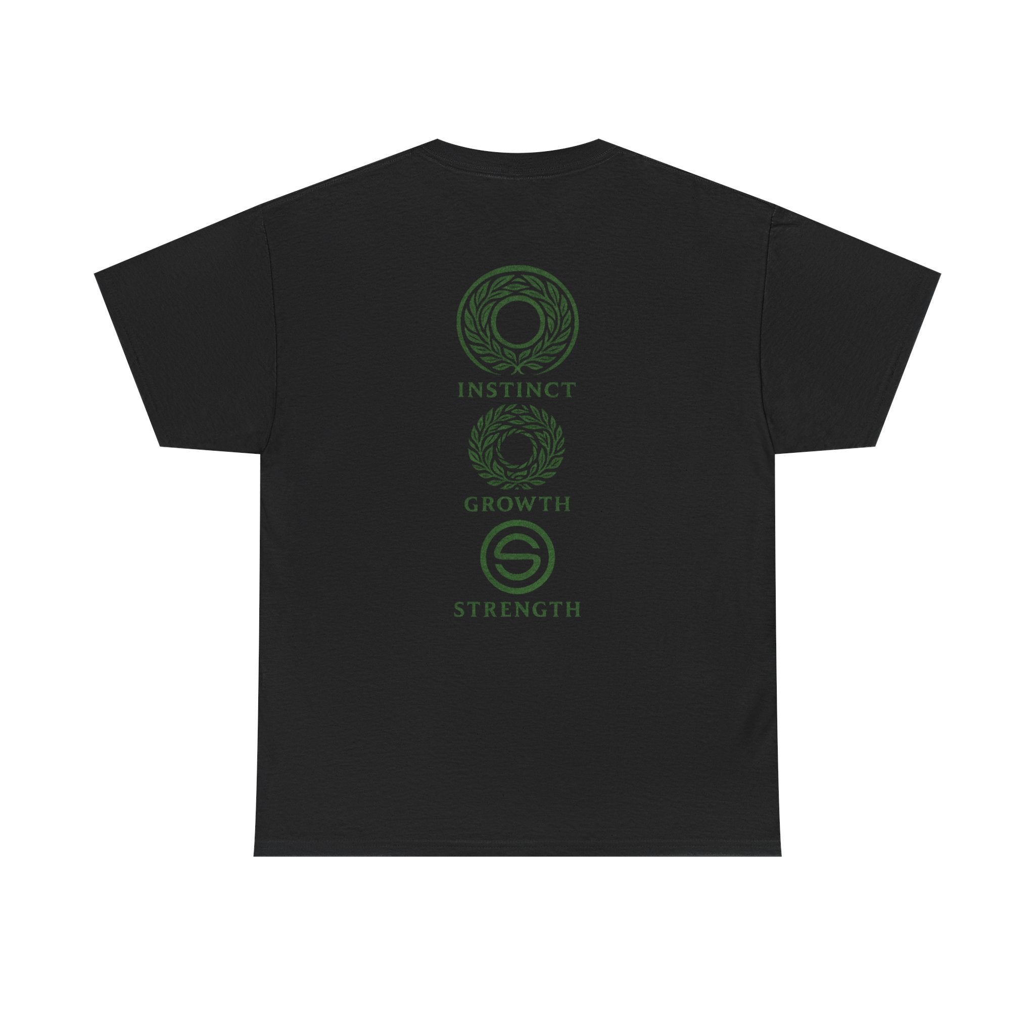 Green Mana Emblem T-Shirt — Instinct • Growth • Strength