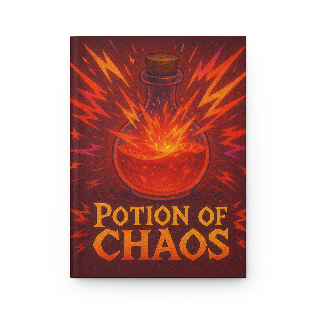 Potion of Chaos Hardcover Journal -  Tabletop RPG Diary, D&D Campaign Notebook, Battle Notebook, Game Master Journal, RPG Campaign Log