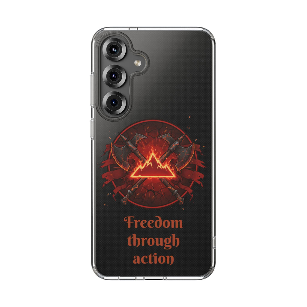 Red Mana Magic The Gathering Inspired Design - Impact-Resistant Phone Case