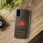 Red Mana Magic The Gathering Inspired Design - Impact-Resistant Phone Case