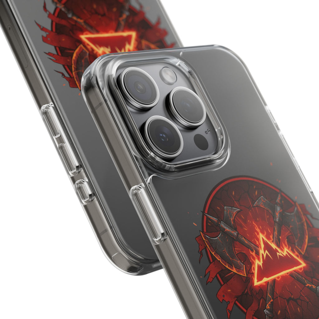 Red Mana Magic The Gathering Inspired Design - Impact-Resistant Phone Case
