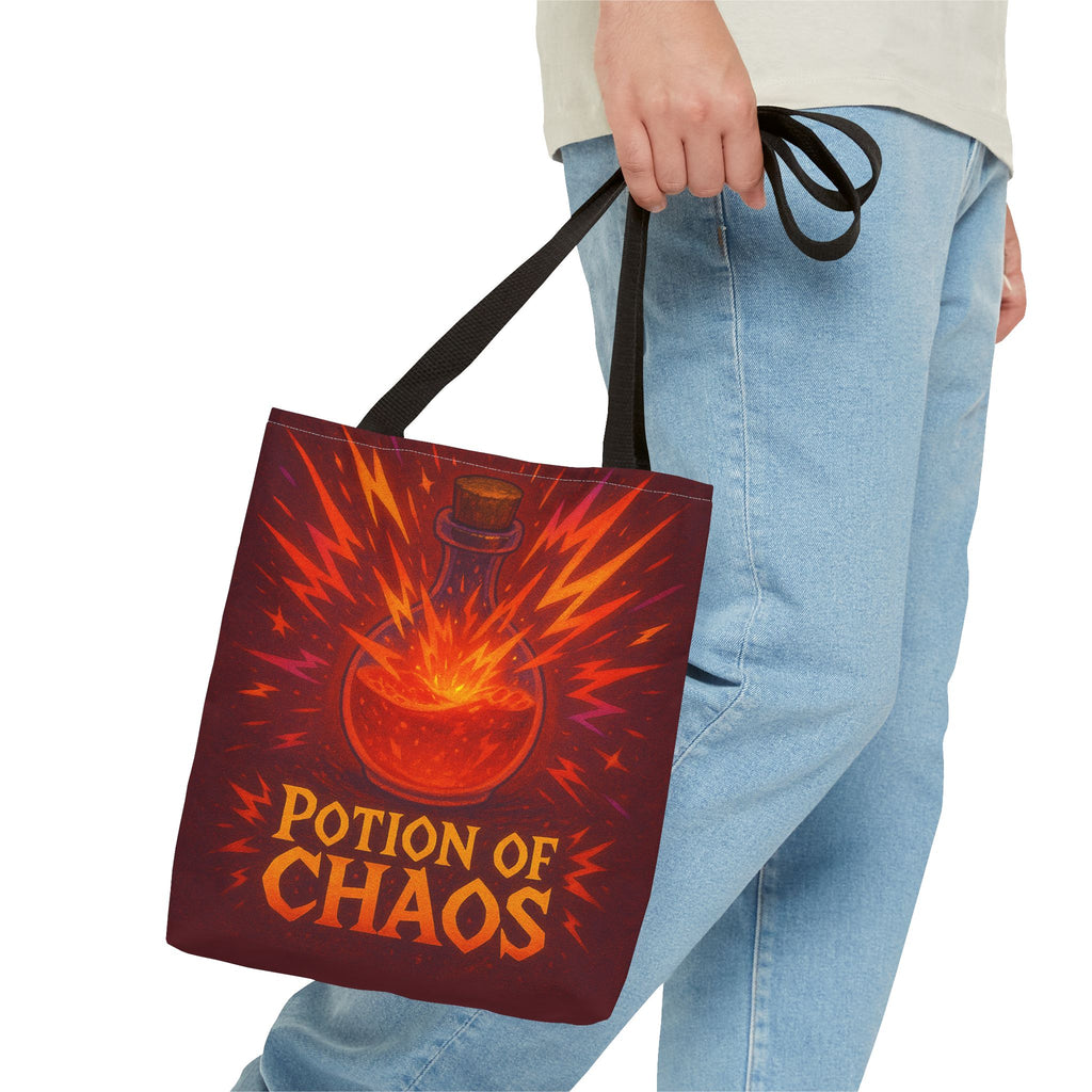 Chaos Potion Tote Bag: D&D Inspired Bag | RPG Gamer Tote | Dungeon and Dragons Gift | Fantasy Magic Potion Tote Witch Decor