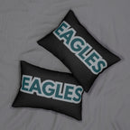 Game Day Eagles Throw Pillow - Fan Cave & Living Room Decor