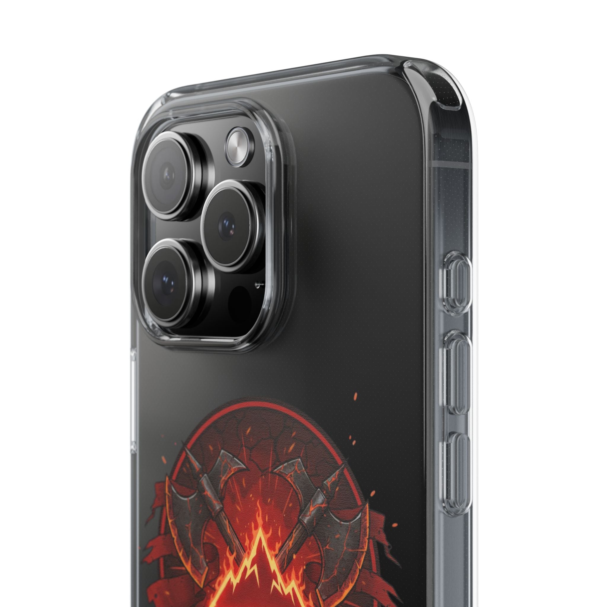 Red Mana Magic The Gathering Inspired Design - Impact-Resistant Phone Case