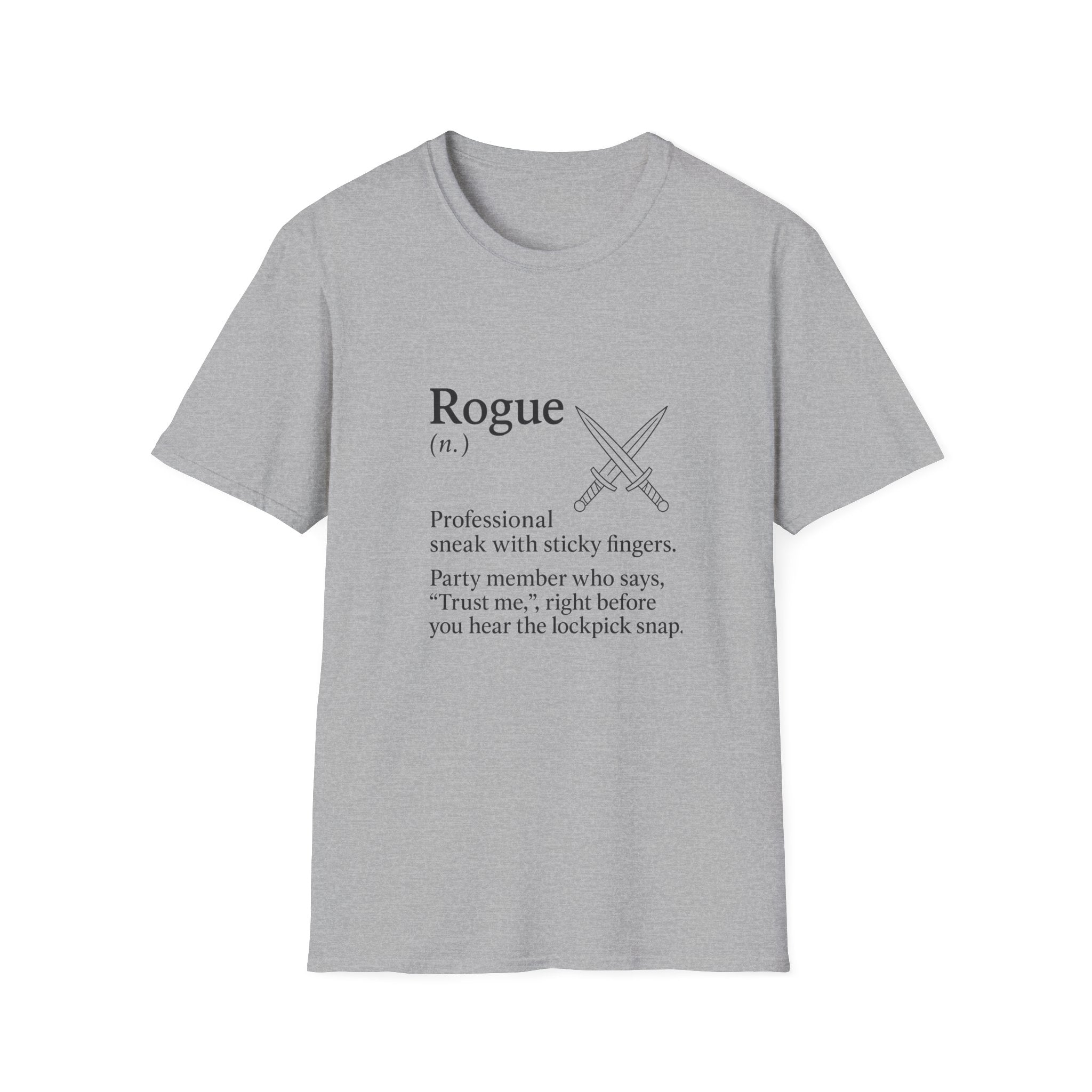 Rogue Class T-Shirt - Funny Dungeons & Dragons Tee