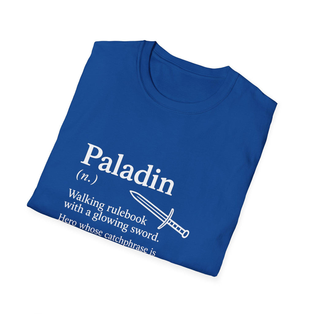 Paladin Class T-Shirt - Funny Dungeons & Dragons Tee