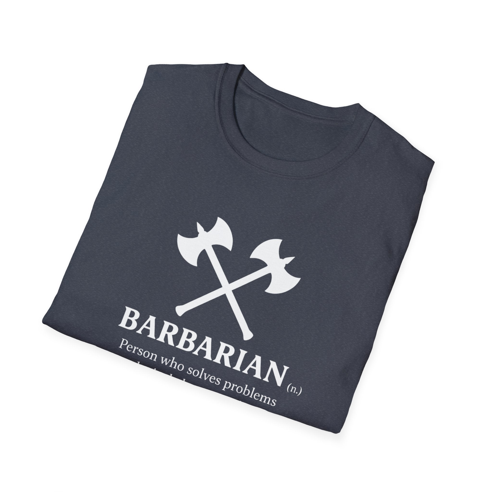 Barbarian Definition T-Shirt - Funny DnD Tabletop RPG Tee, Humor Tee, Gift for Friends, Funny Shirt, Casual Wear, Meme Lover Apparel