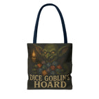 Dice Goblin's Hoard Tote Bag, Fantasy Tote, D&D Accessory, Gamer Gift, Bag for Dice, RPG Fan Tote, Geek Chic, Roleplaying Bag