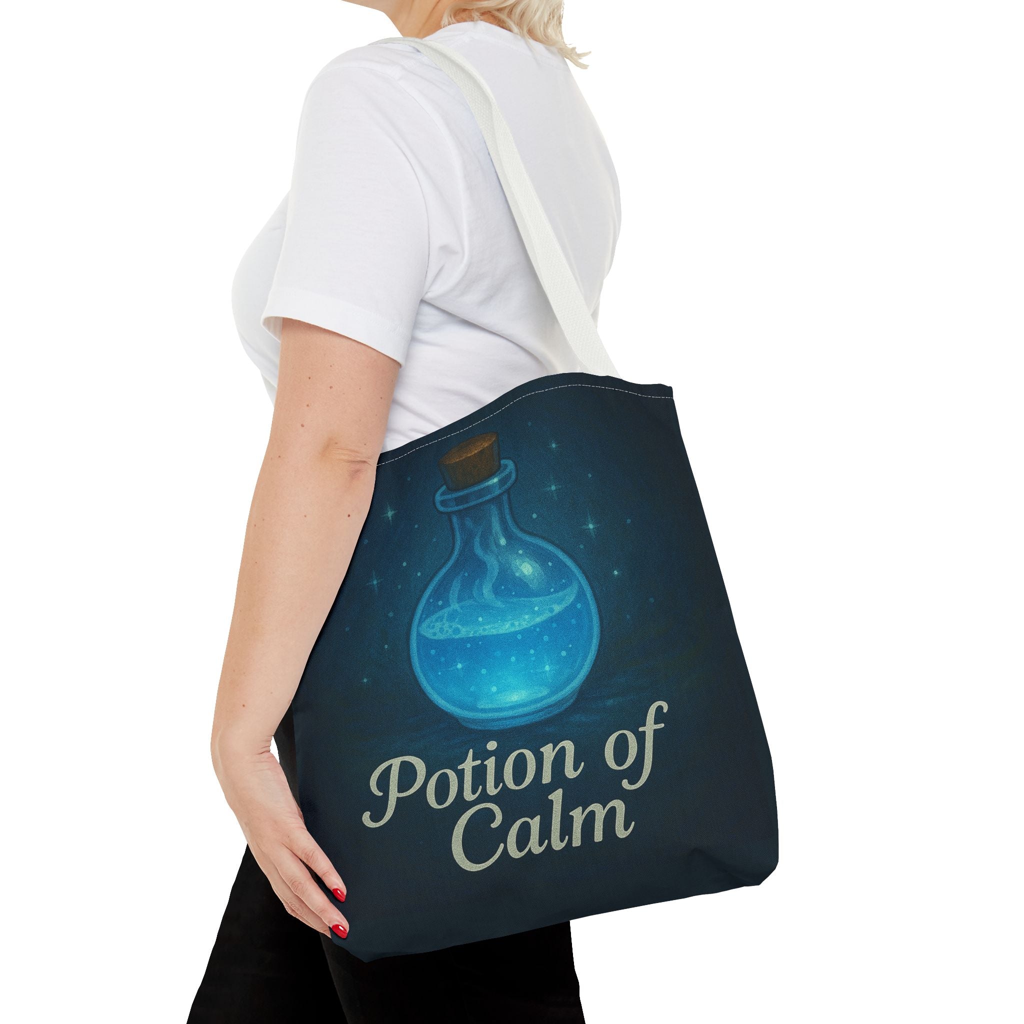 Potion of Calm Tote Bag | D&D Inspired Bag | Fantasy RPG Gift | Witchy Aesthetic Eco Bag, Magical Gift for Relaxation,  Witchy Aesthetic