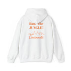 Cincinnati -Rule the Jungle- Hoodie - Cincinnati Tiger Sweatshirt - Cozy Unisex Hoodie, Perfect for Game Day