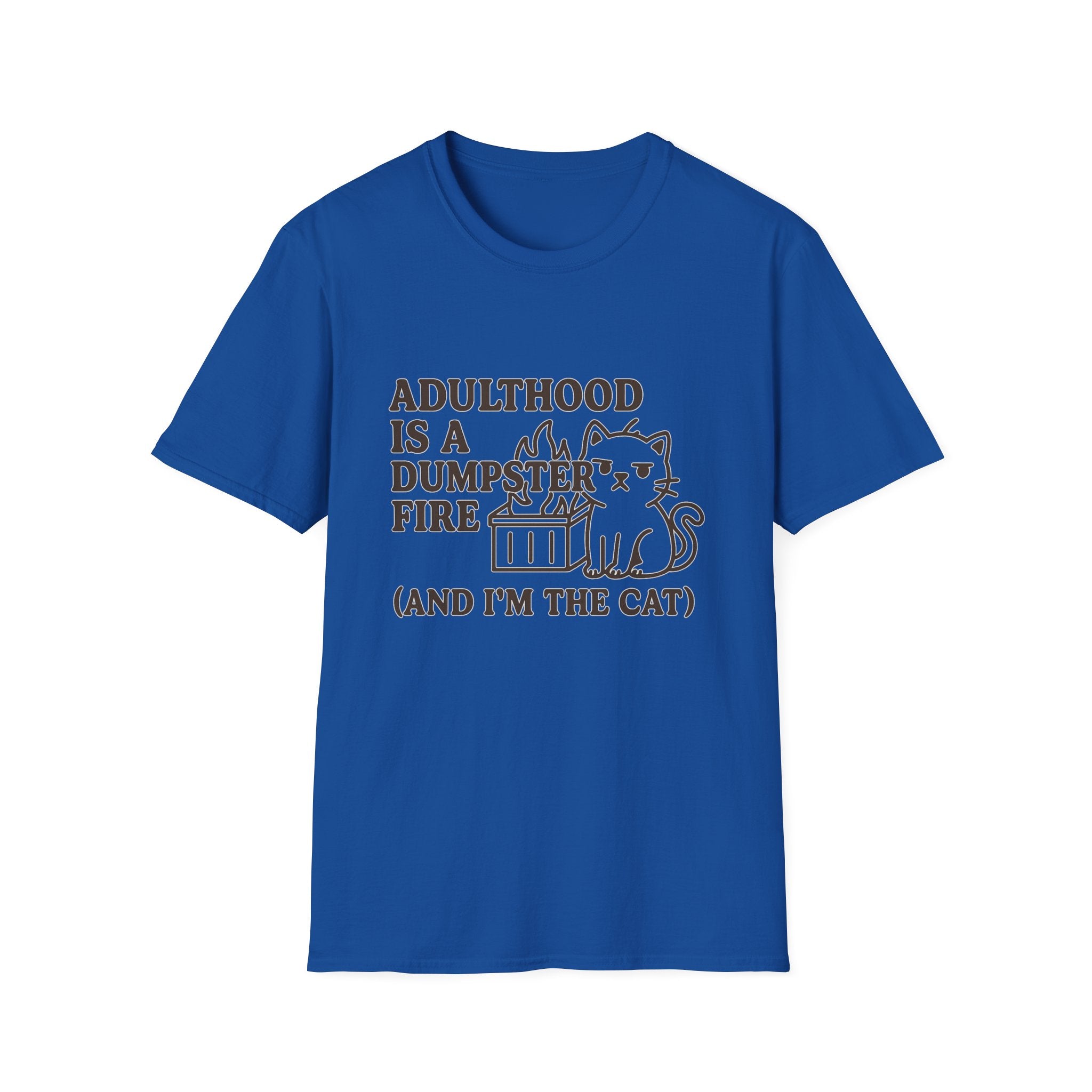 Adulthood Humor is a Dumpster Fire Shirt