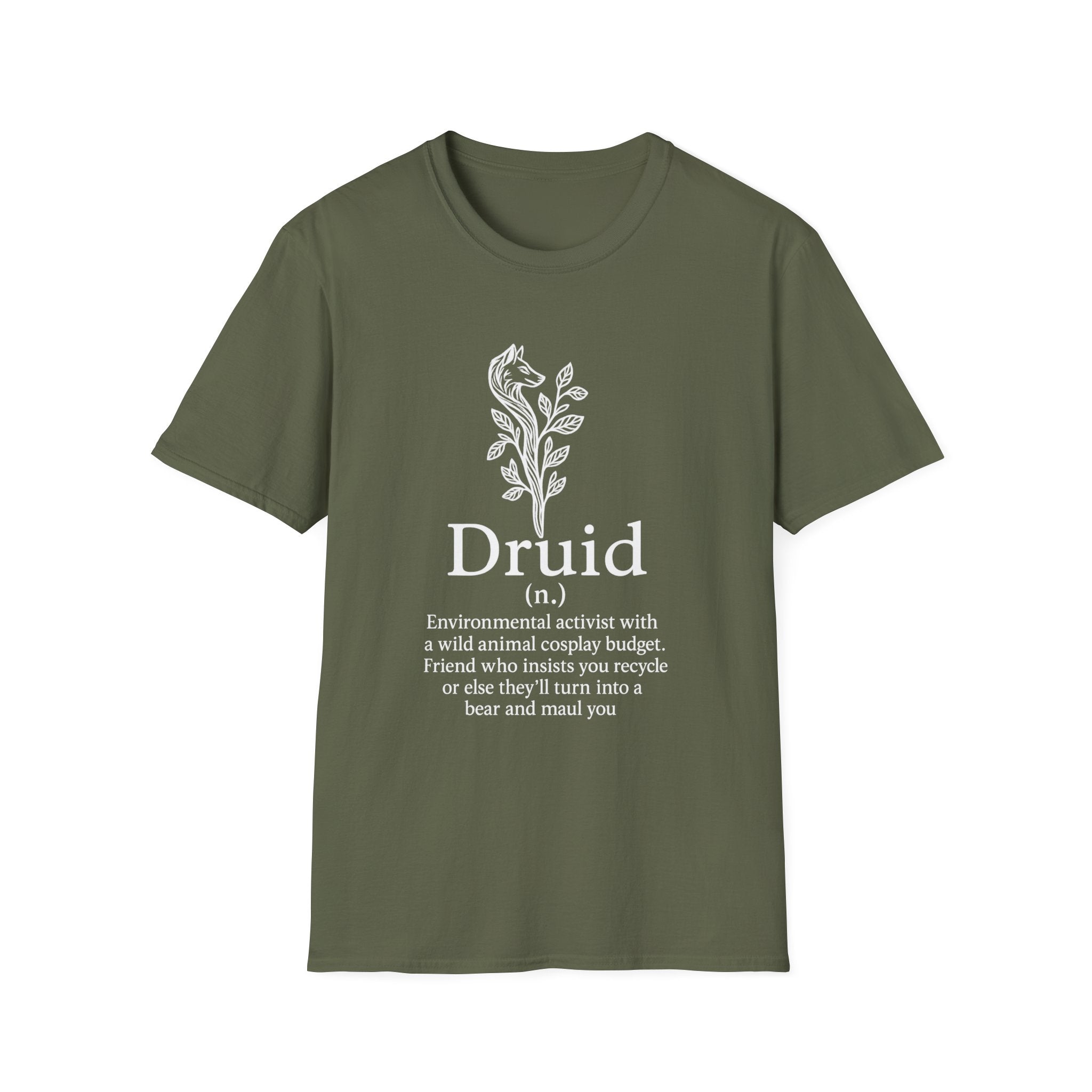 Druid Class T-Shirt - Funny Dungeons & Dragons Tee
