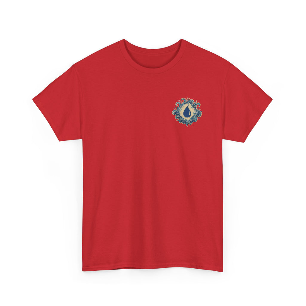 Blue Mana Emblem T-Shirt — Knowledge • Control • Foresight • Perfection