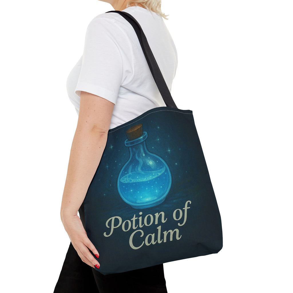 Potion of Calm Tote Bag | D&D Inspired Bag | Fantasy RPG Gift | Witchy Aesthetic Eco Bag, Magical Gift for Relaxation,  Witchy Aesthetic