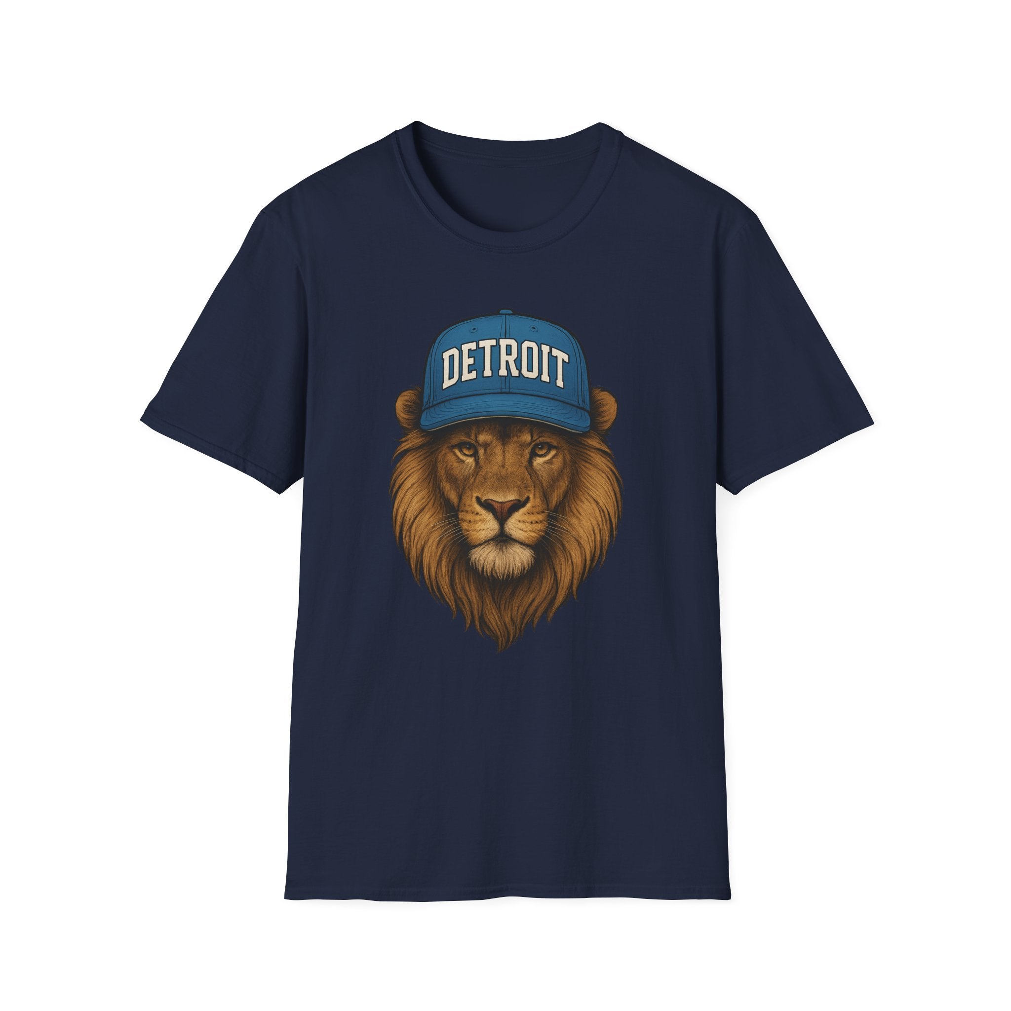 Detroit -Detroit Vs. Everyone- Lions Fan T-Shirt - Lion Mascot