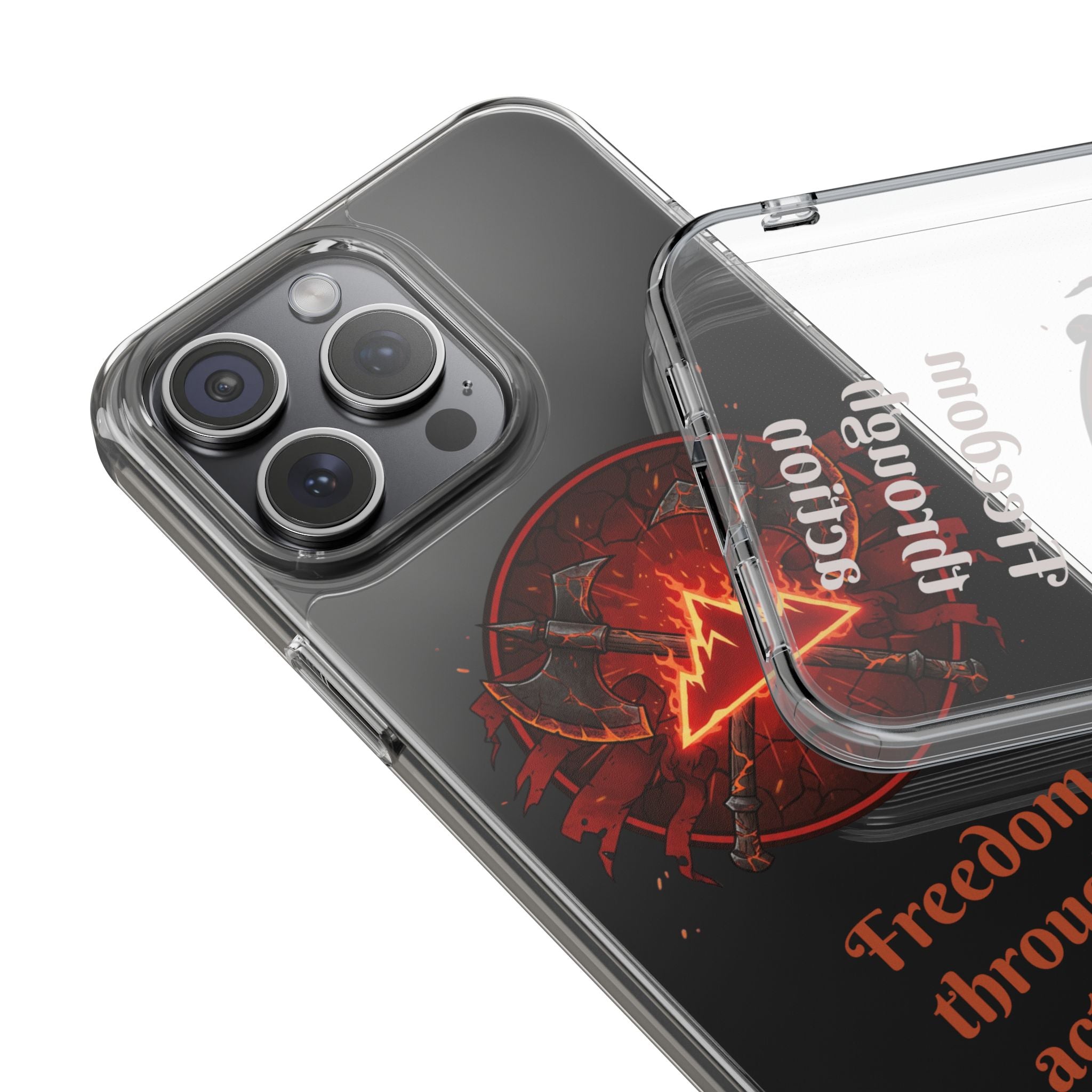 Red Mana Magic The Gathering Inspired Design - Impact-Resistant Phone Case