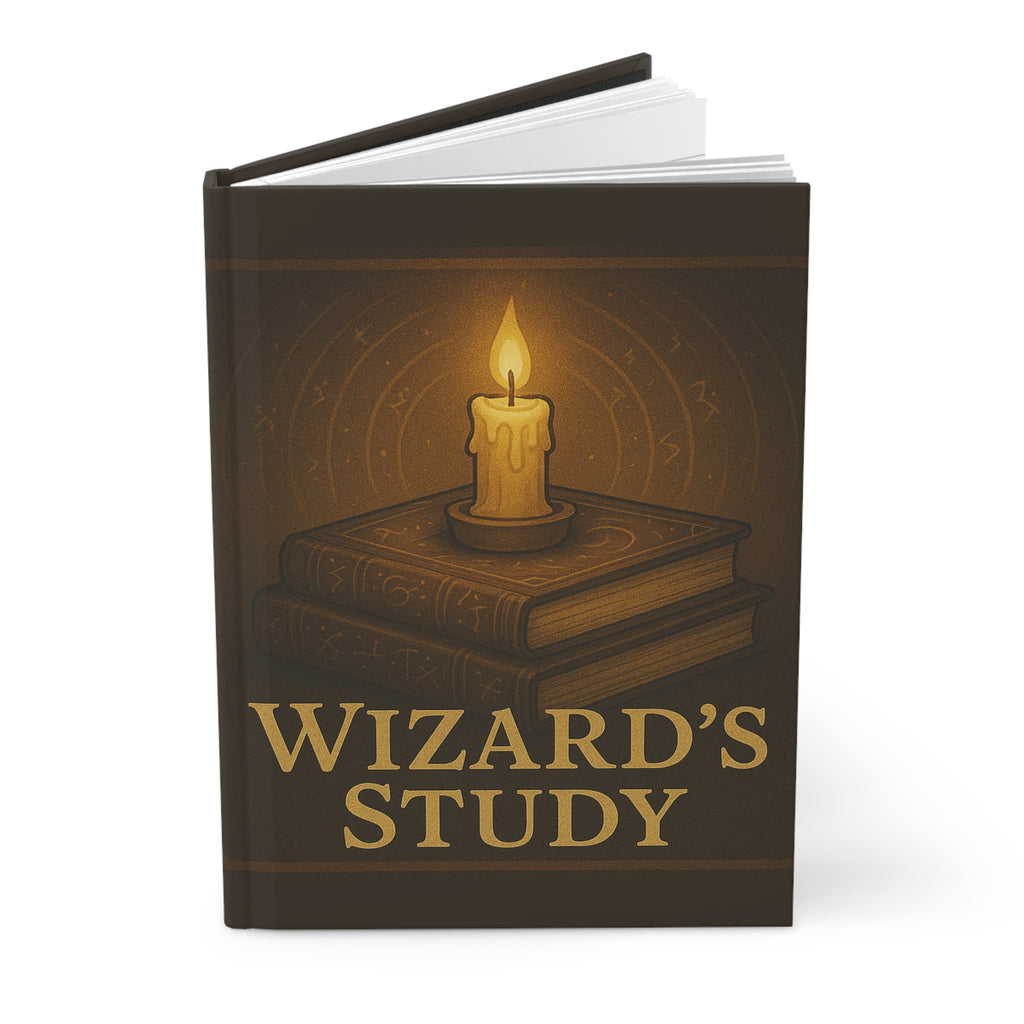 Wizards Study Journal - Tabletop RPG Diary, D&D Campaign Notebook, Battle Notebook, Game Master Journal, RPG Campaign Log