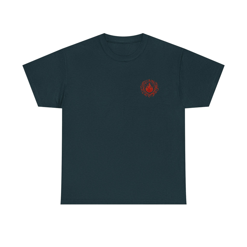 Red Mana Emblem T-Shirt — Impulse • Chaos • Passion • Destruction