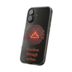 Red Mana Magic The Gathering Inspired Design - Impact-Resistant Phone Case