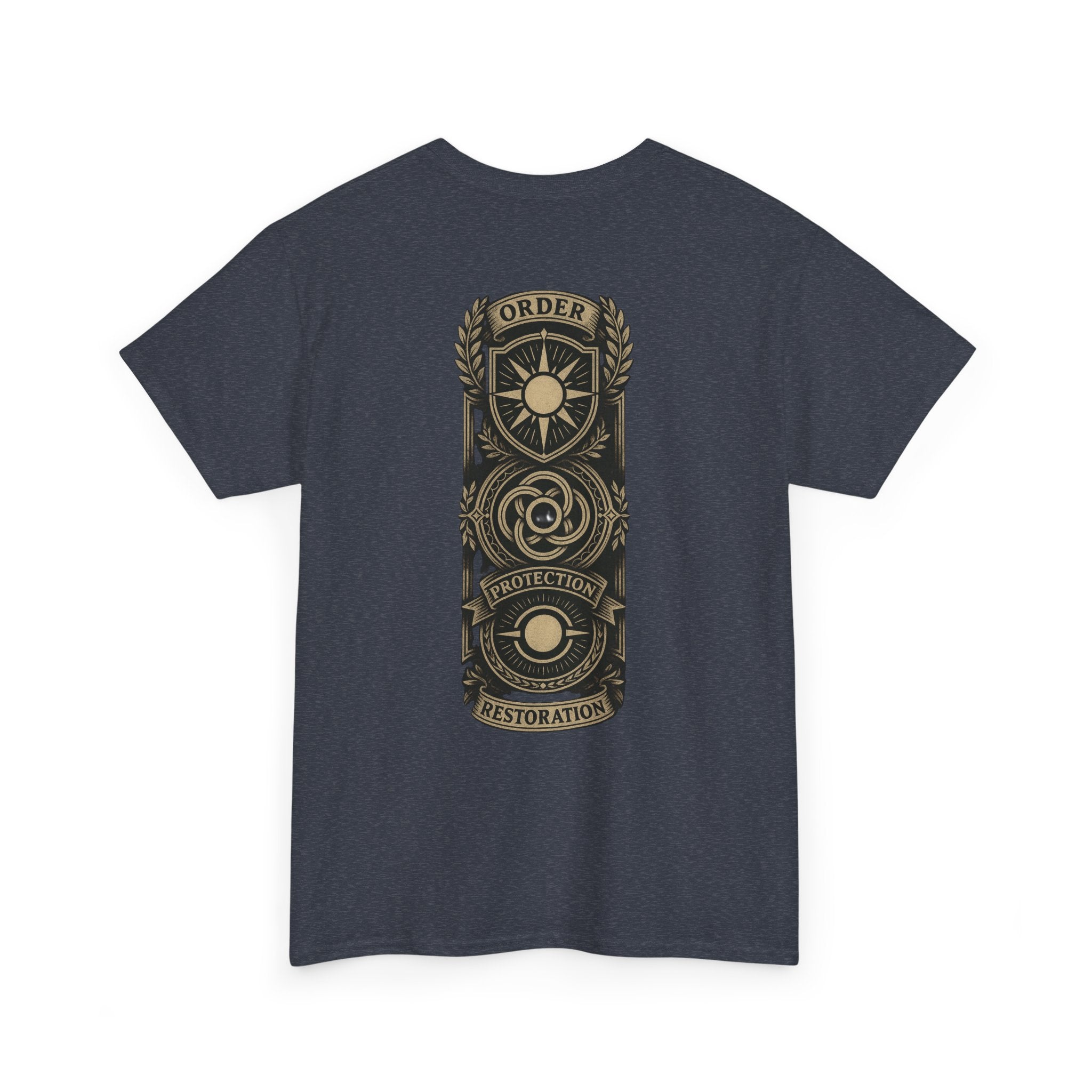 MTG White Mana Emblem T-Shirt — Order • Protection • Restoration