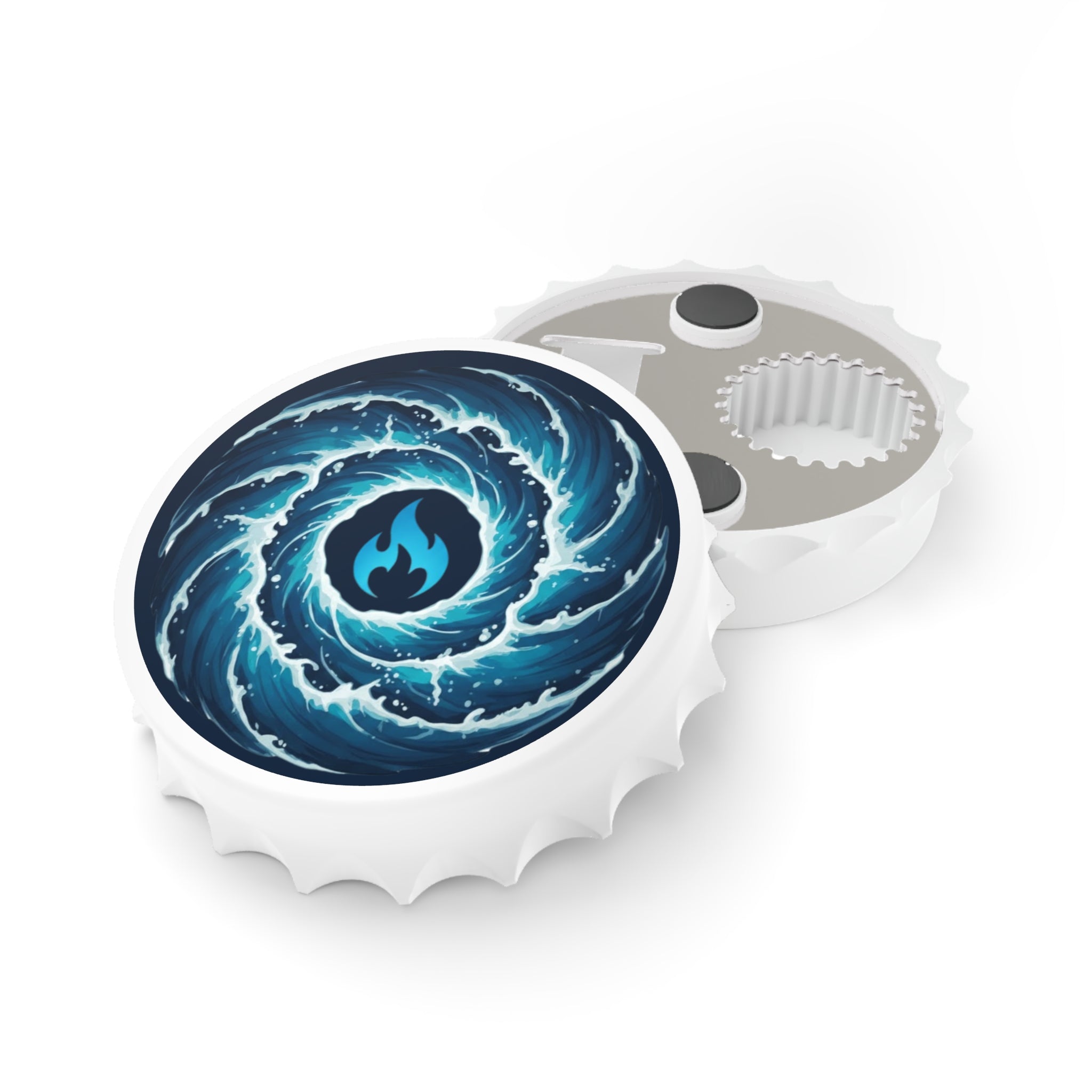 Blue Mana Bottle Opener – Magic the Gathering Inspired | MTG Gift | Gamer Bar Accessory | Tabletop & RPG Drinkware