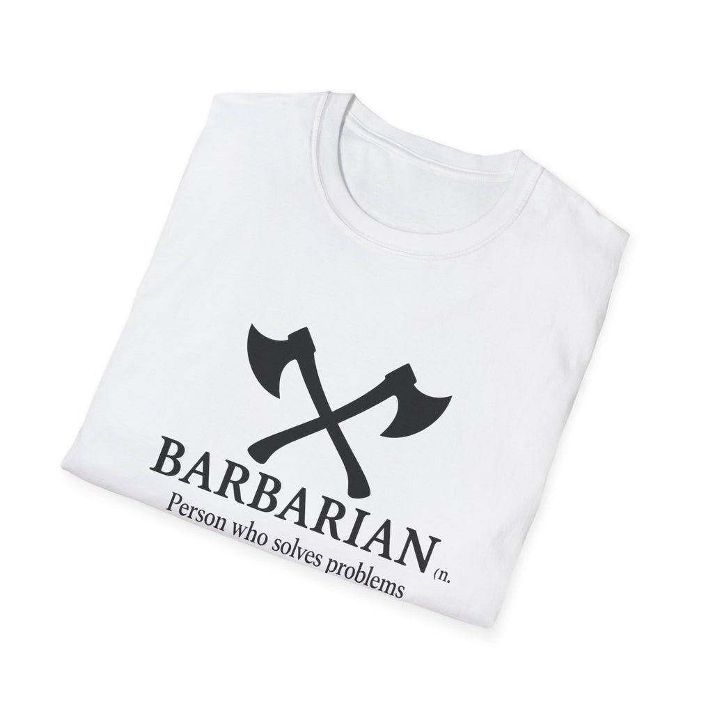 Barbarian Definition T-Shirt - Funny DnD Tabletop RPG Tee, Humor Tee, Gift for Friends, Funny Shirt, Casual Wear, Meme Lover Apparel